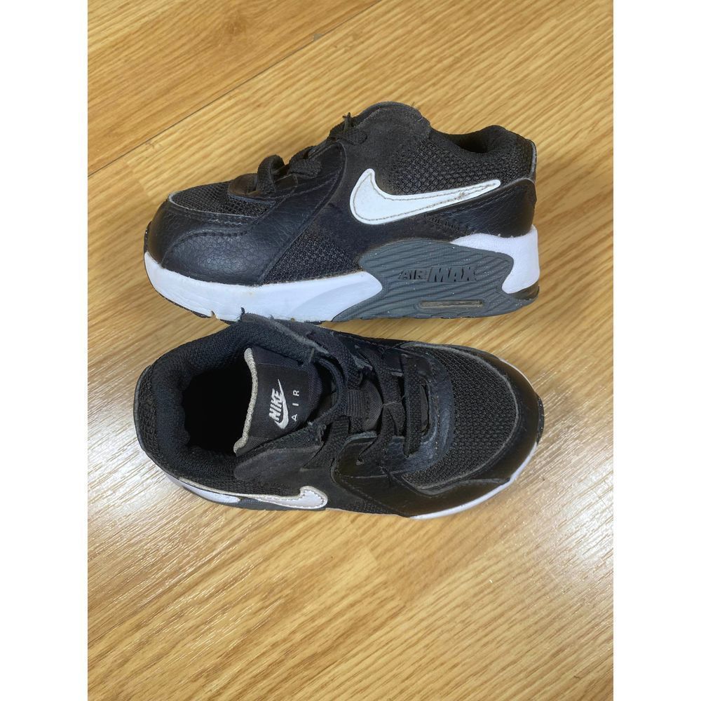 Nike Air Max Excee Kids Shoes Size 7C Black Gray CD6893-001